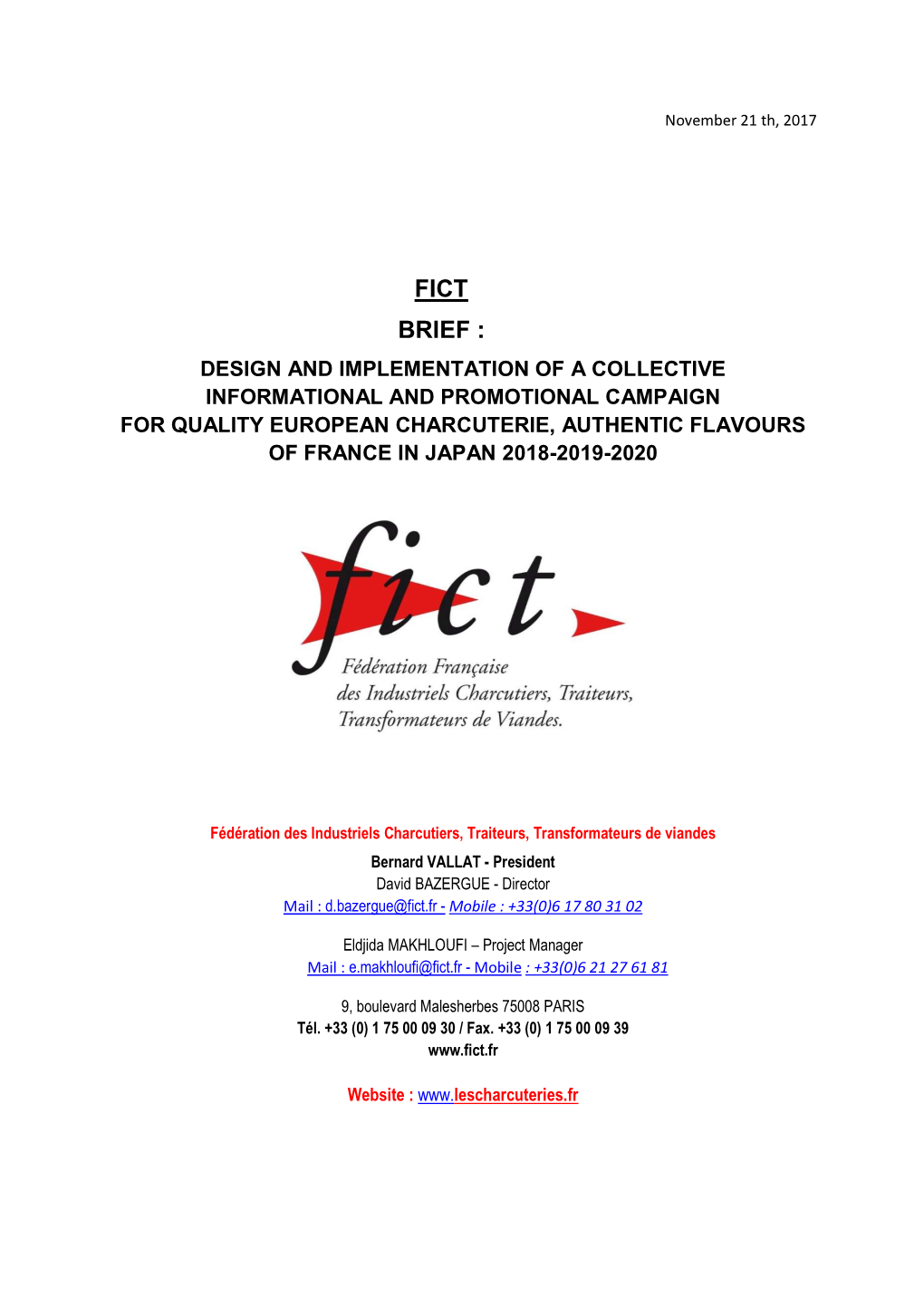 Fict Brief Collective Campaign Japan