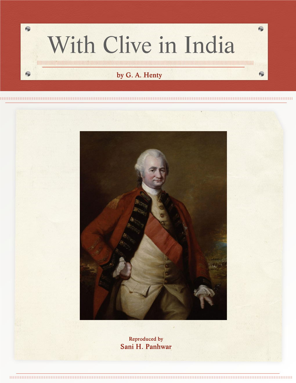 With Clive in India by G. A. Henty