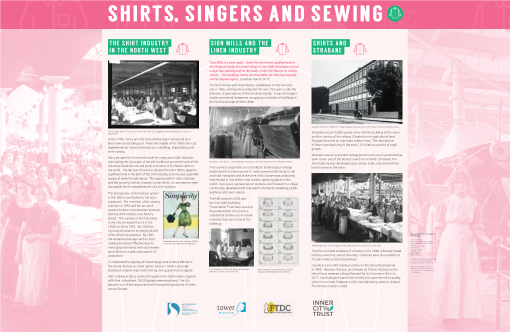 The Shirt Industry in the North West Sion Mills and the Linen Industry