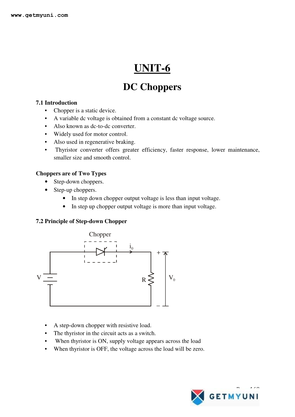 UNIT-6 DC Choppers