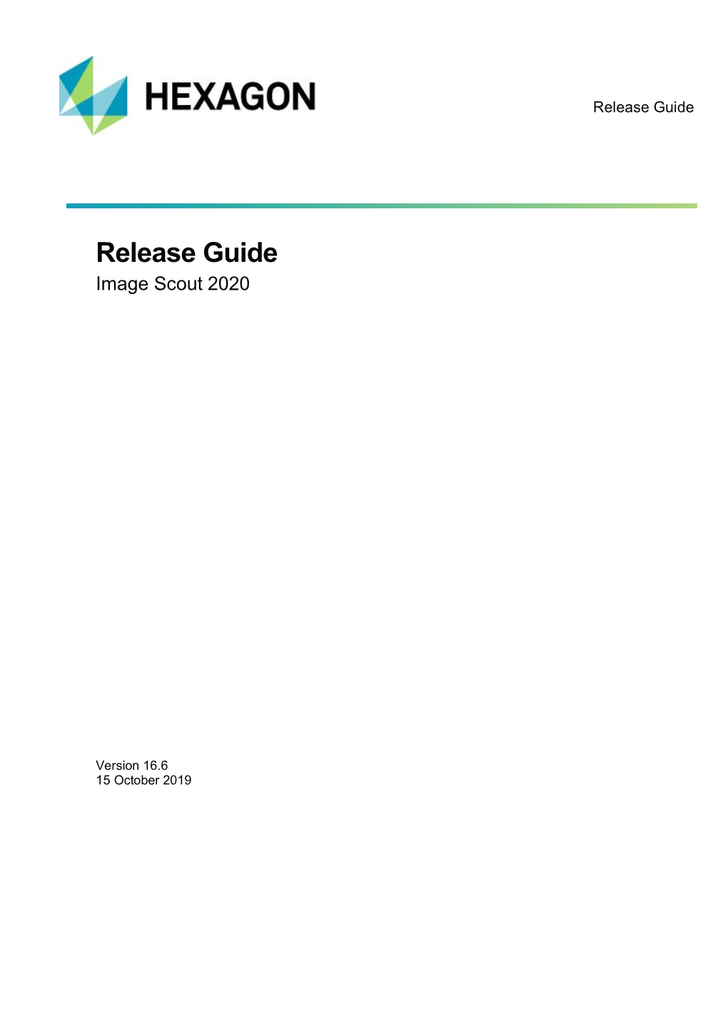 Image Scout 2020 Release Guide