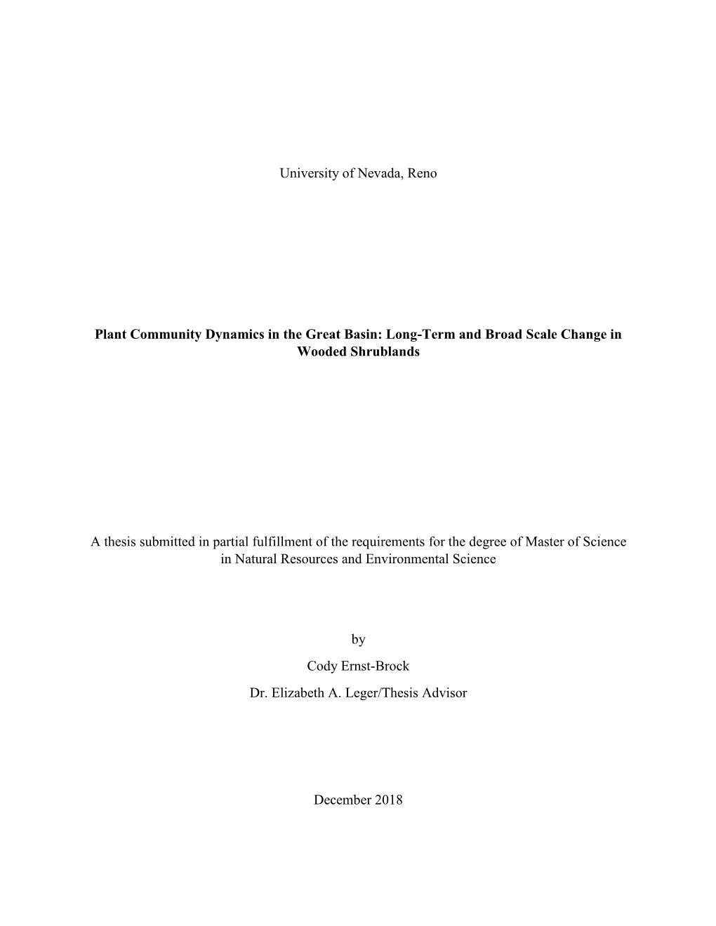 Long-Term and Broad Scale Change in Wooded Shrublands A