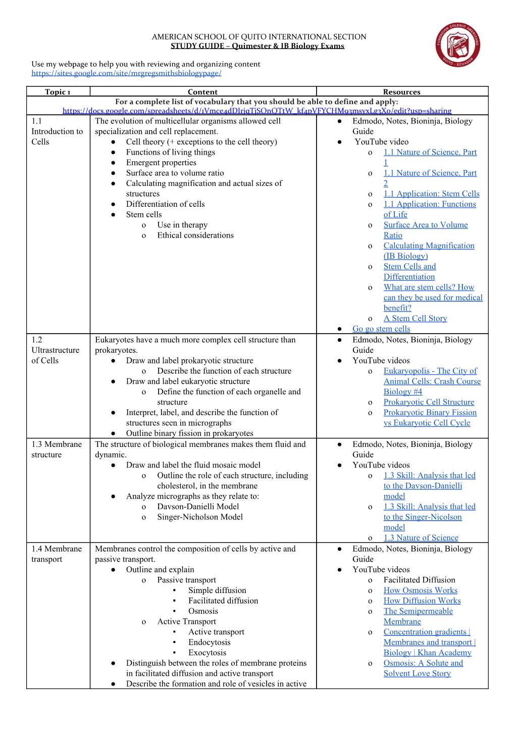 1.1 Introduction to Cells the Evolution of Multicellular Organisms Allowed