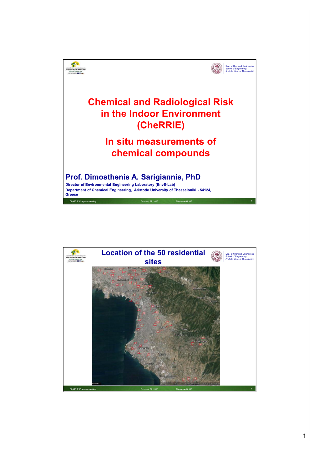 In Situ Measurements of Chemical Compounds