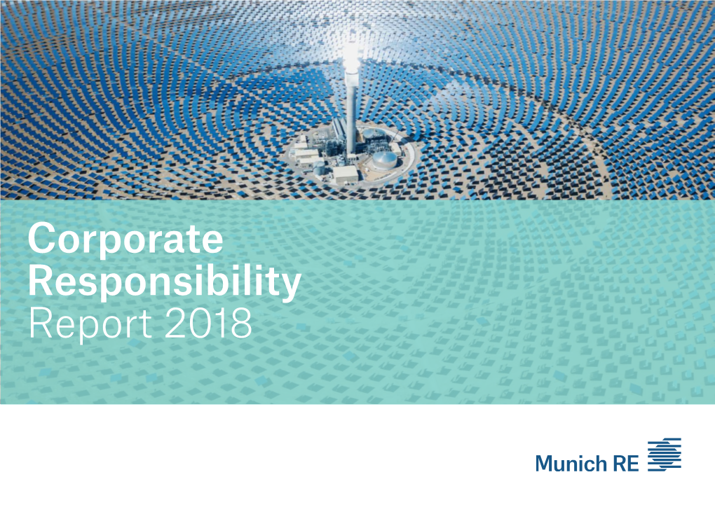 Corporate Responsibility Report 2018 2