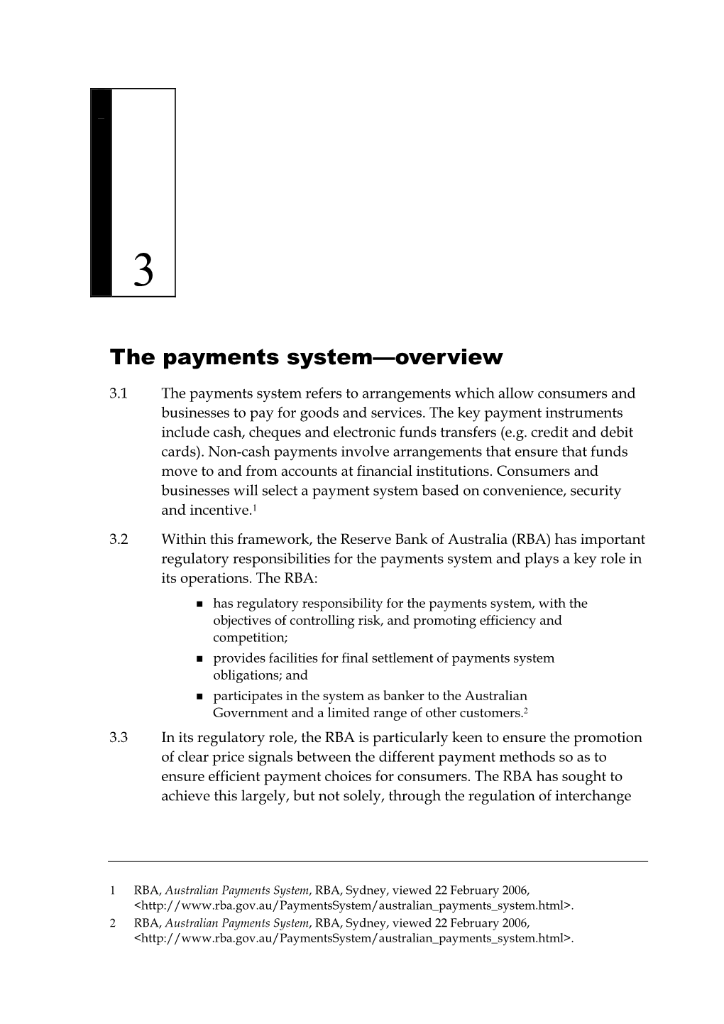 The Payments System—Overview