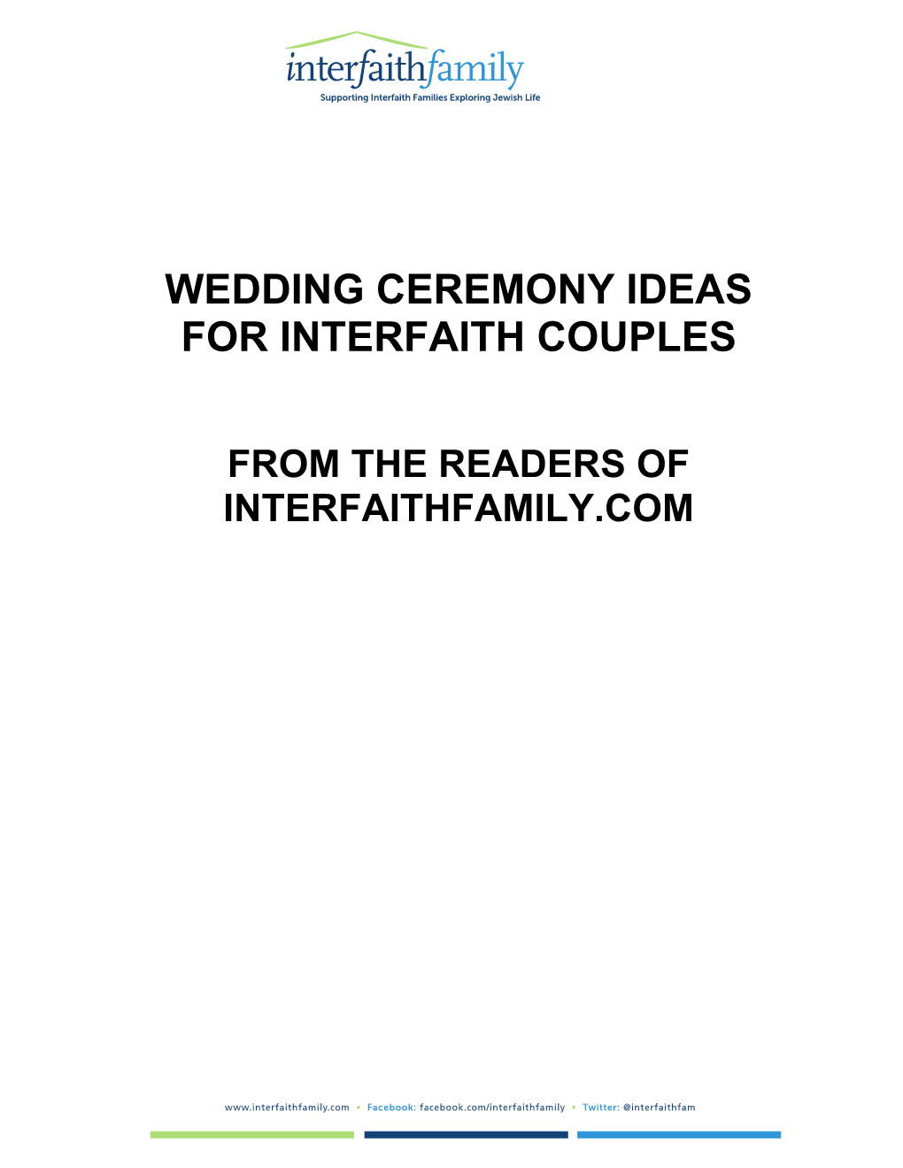 Wedding Ceremony Ideas for Interfaith Couples