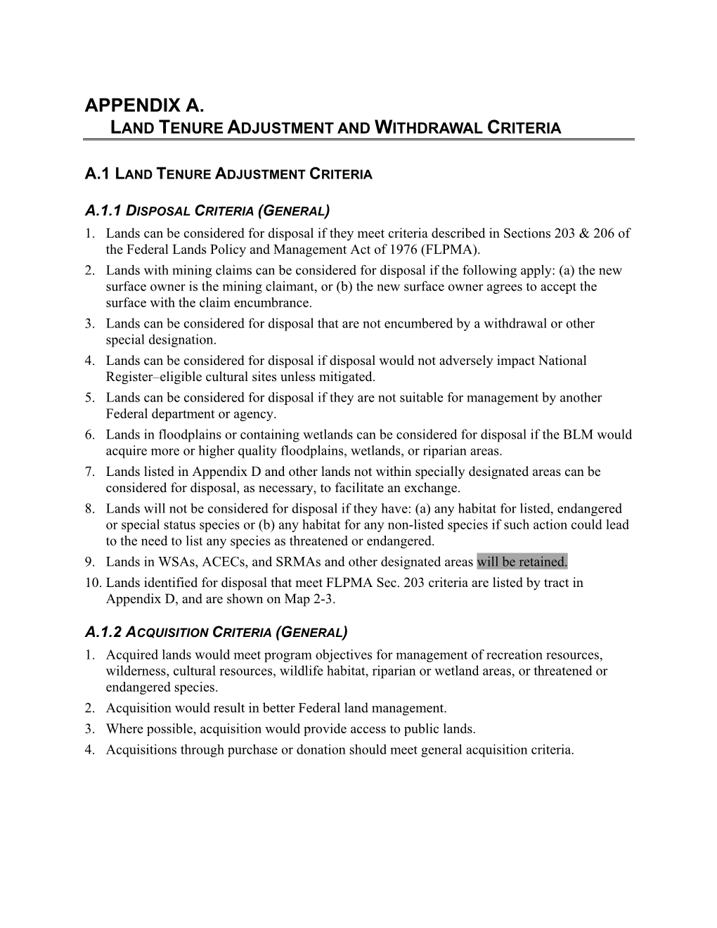 2008 Moab RMP Appendices