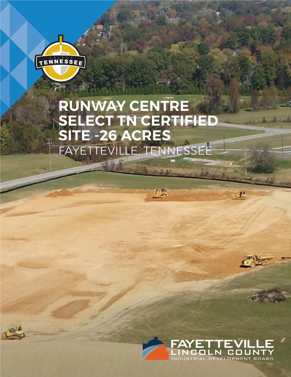 Runway Centre Select Tn Certified Site -26 Acres Fayetteville, Tennessee