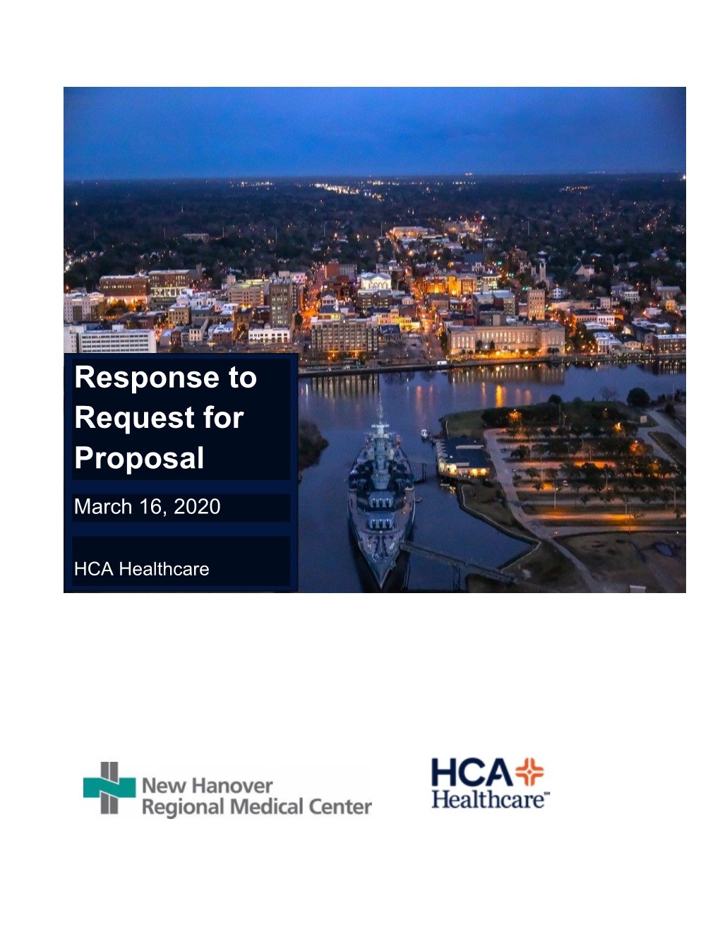 Response to Request for Proposal