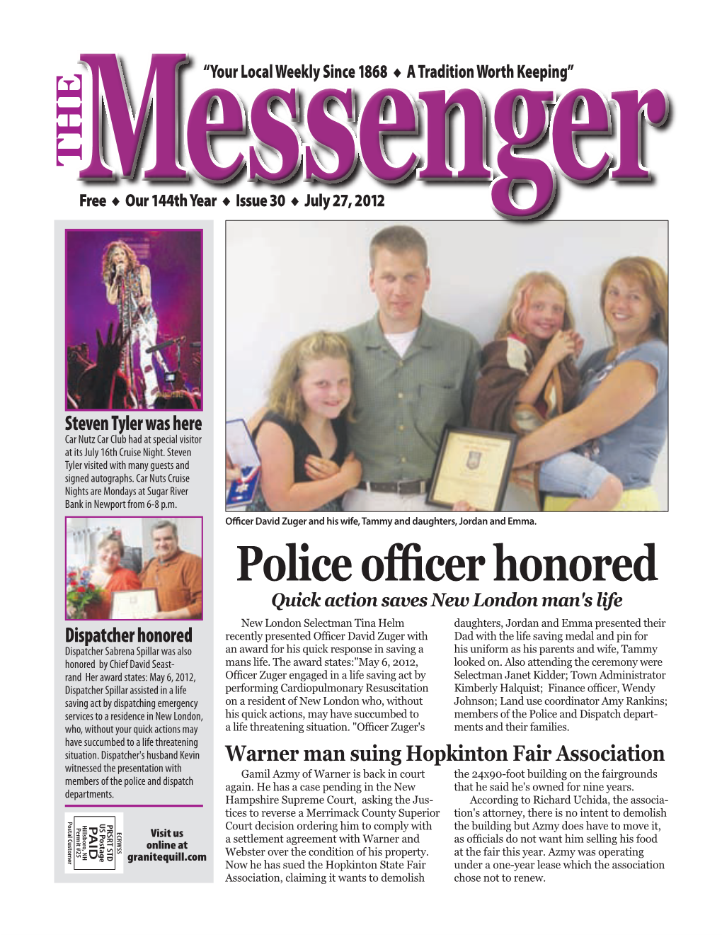 Police Officer Honored