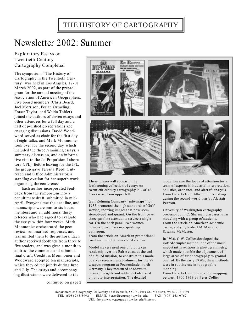 Newsletter 2002: Summer