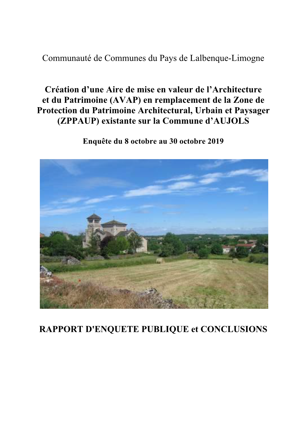 1-Rapport Maitre Avap Aujols