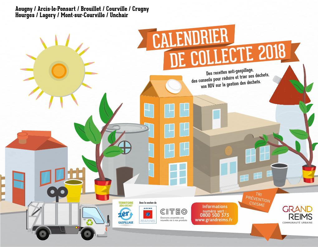 Calendrier De Collecte 2018