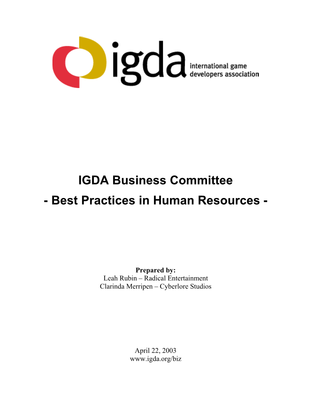 Best Practices in Human Resources