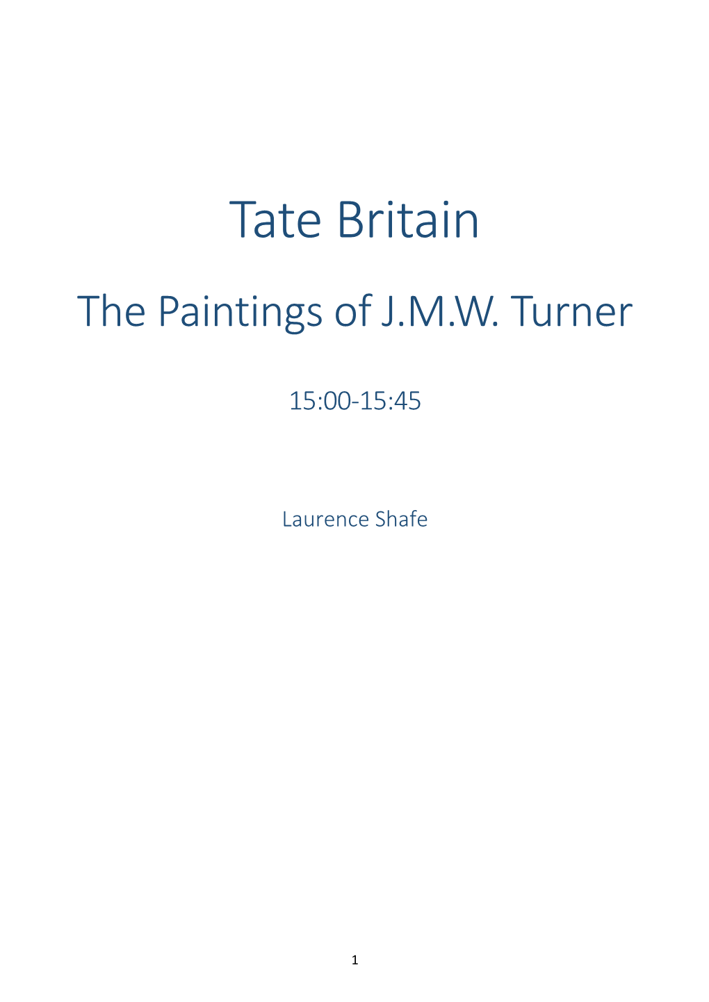 Tate Britain