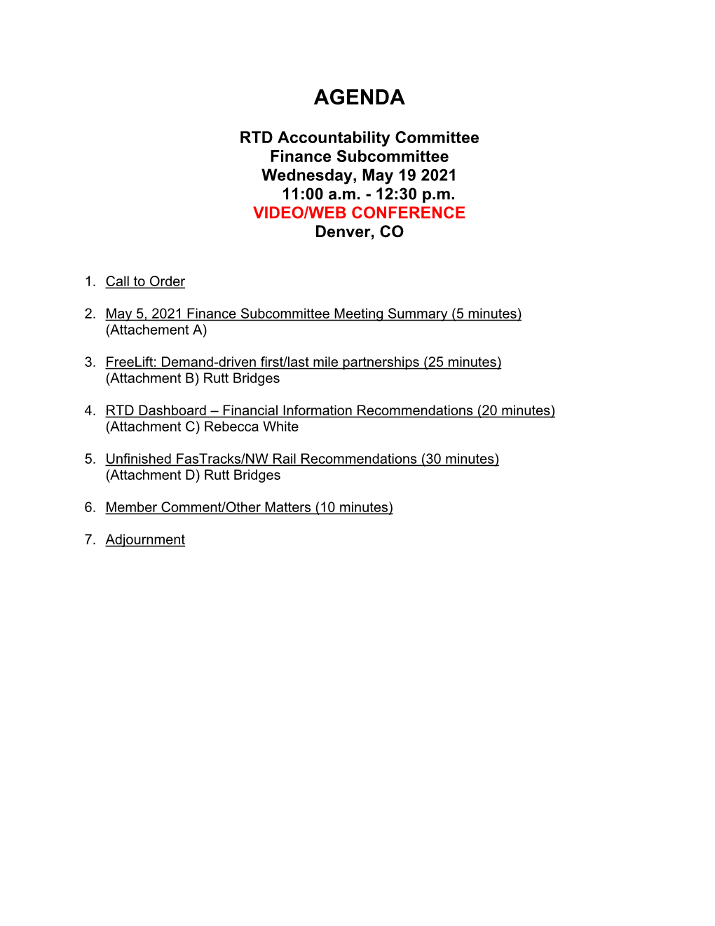 RTD Finance Sub Agenda 5-19-21.Pdf