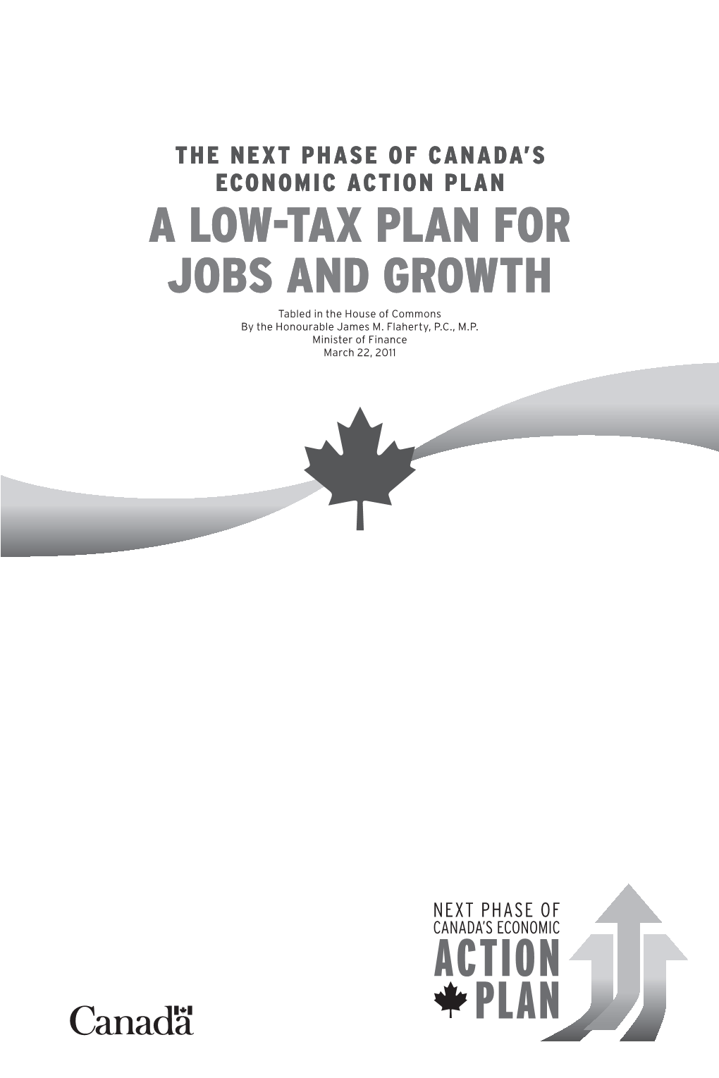 The Next Phase of Canada's Economic Action Plan