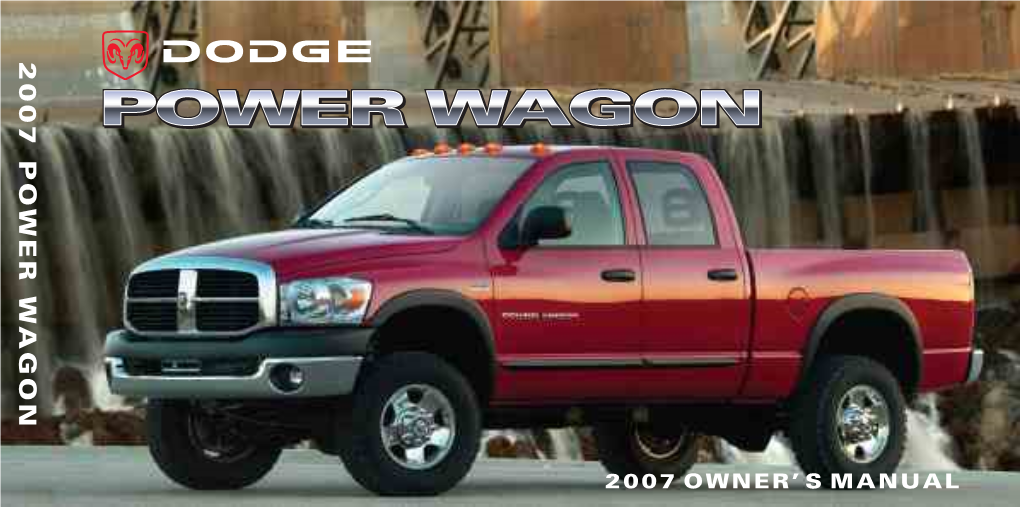 2007 Dodge Power Wagon Owner's Manual