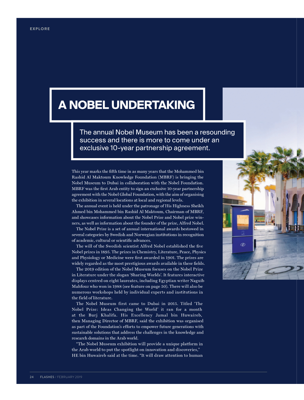 A Nobel Undertaking