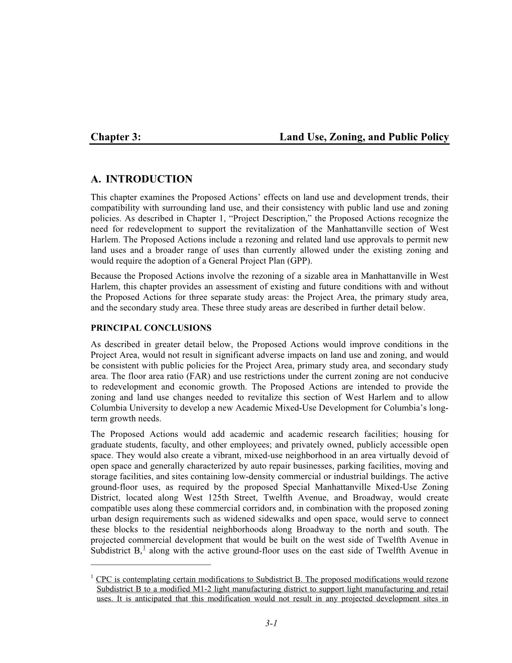 Chapter 3: Land Use, Zoning, and Public Policy