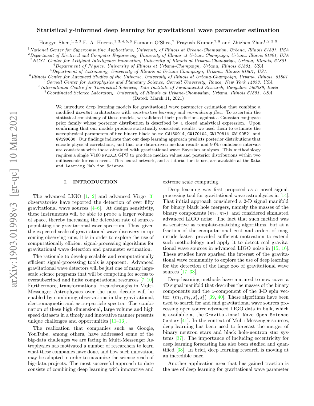 Arxiv:1903.01998V3 [Gr-Qc] 10 Mar 2021