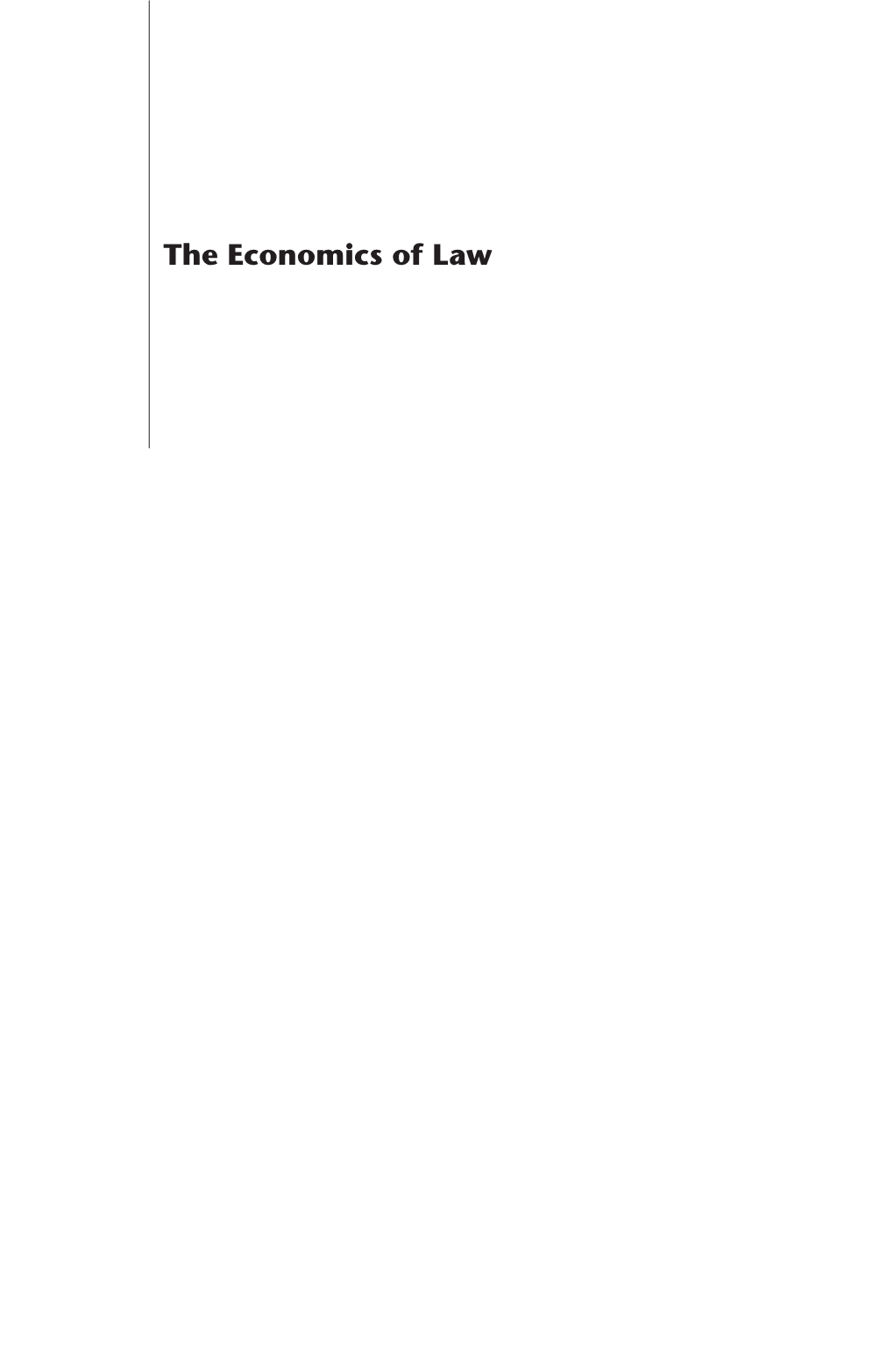 Economics of Law.Indb
