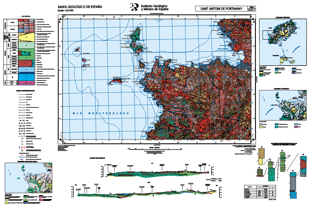 Instituto Geol Gico Y Minero De Espaæa SANT ANTONI DE