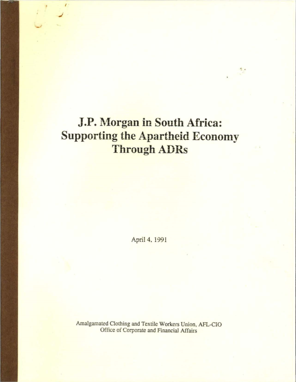 JP Morgan in South Africa