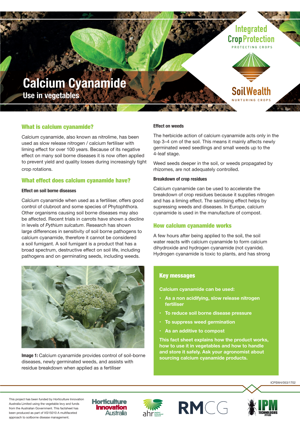 Calcium Cyanamide Use in Vegetables