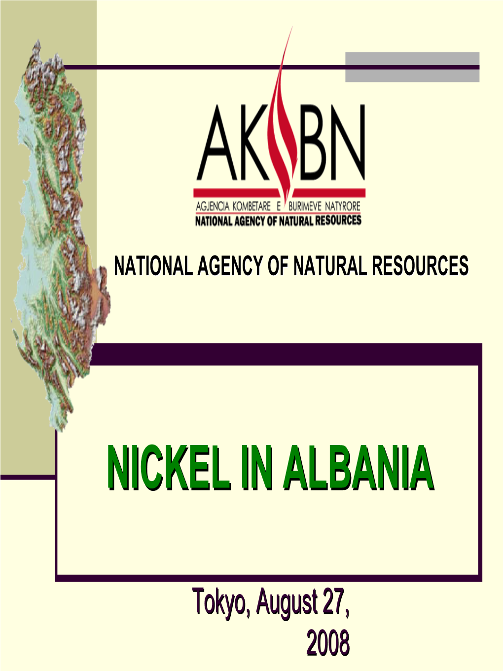 Nickel in Albania