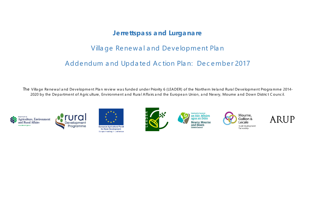 Jerrettspass and Lurganare Village Renewal and Development Plan