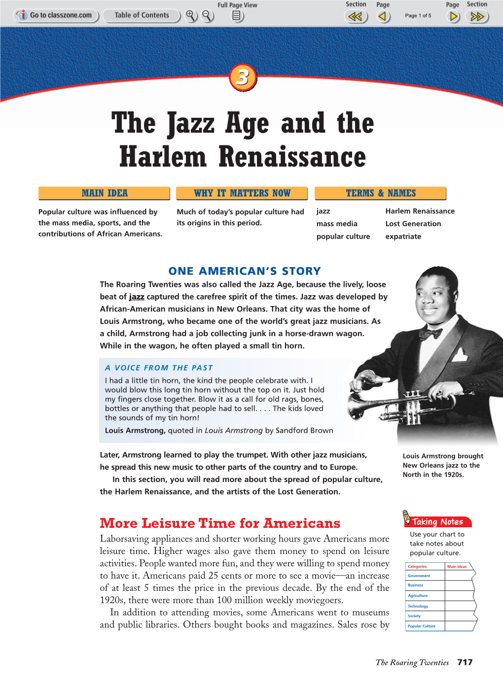 The Jazz Age and the Harlem Renaissance