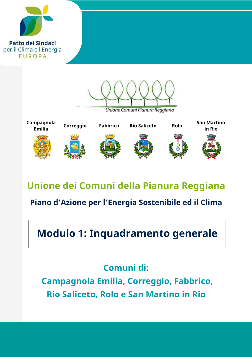 PAESC 2030 Unione Dei Comuni