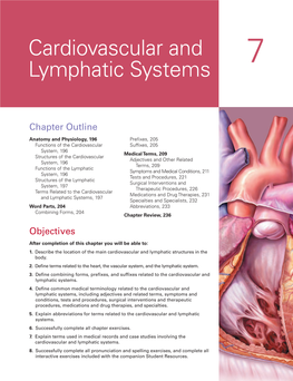 Cardiovascular and Lymphatic Systems