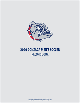 2020 Gonzaga Men's Soccer Record Book
