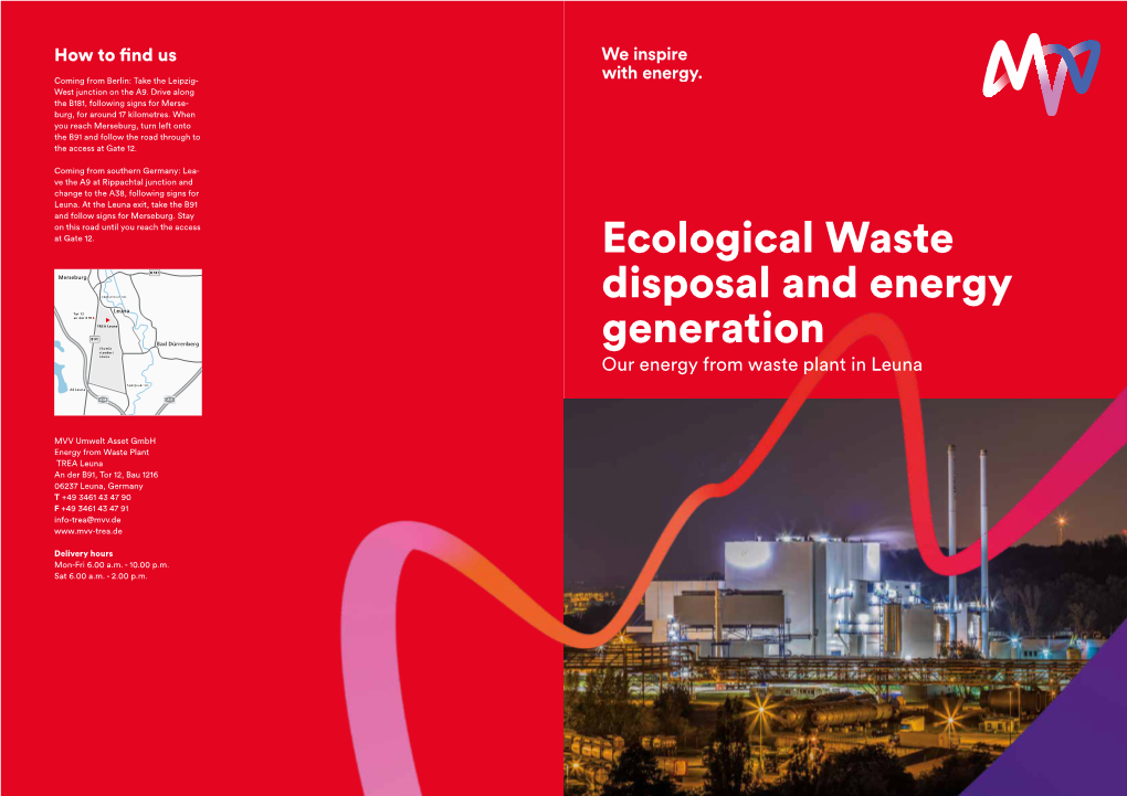 Ecological Waste Disposal and Energy Generation