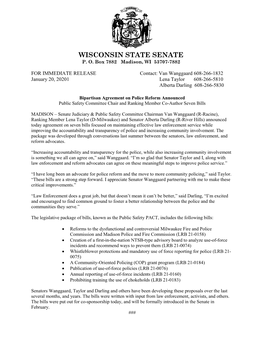 Wisconsin State Senate P