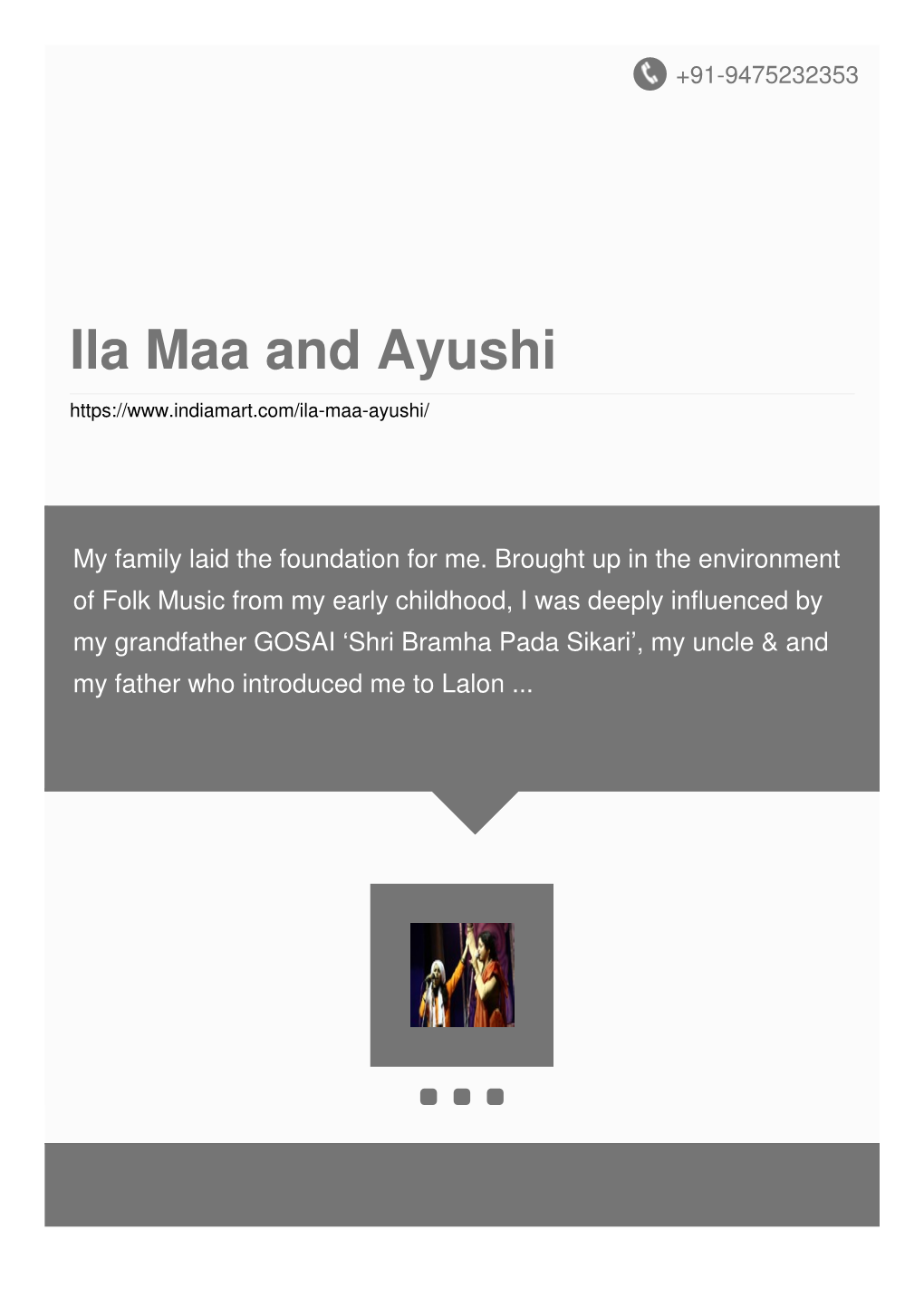 Ila Maa and Ayushi