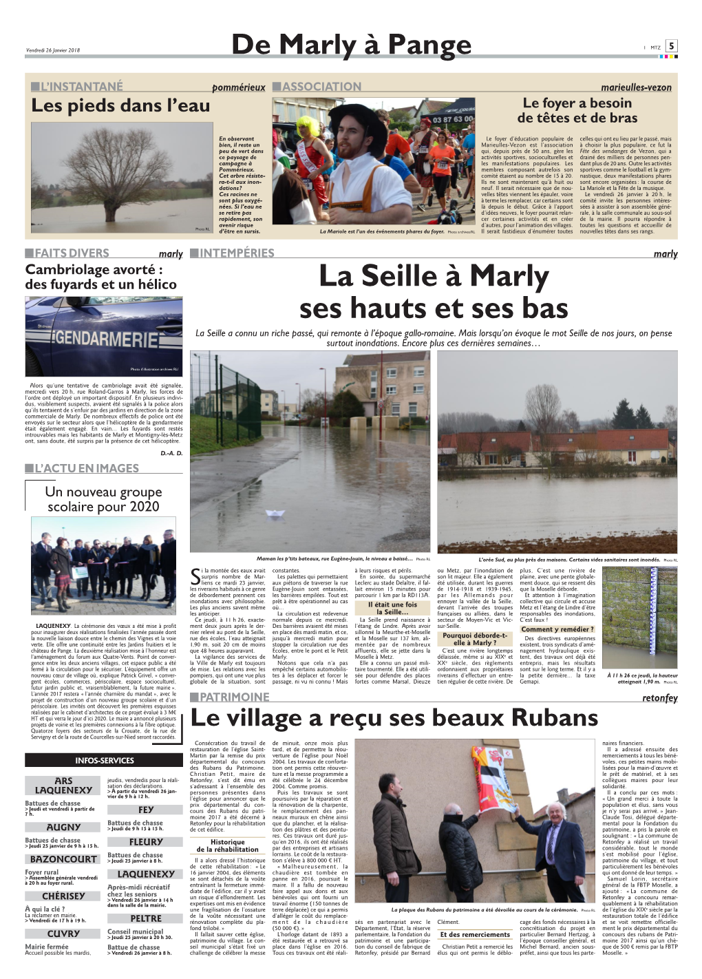 La Seille À Marly Ses Hauts Et Ses Bas La Seille a Connu Un Riche Passé, Qui Remonte À L’Époque Gallo-Romaine