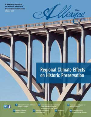 Regional Climate Effects on Historic Preservation