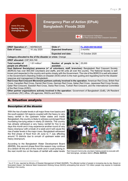Bangladesh: Floods 2020