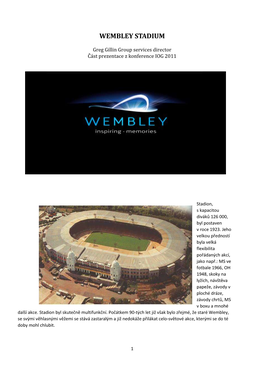 Wembley Stadium