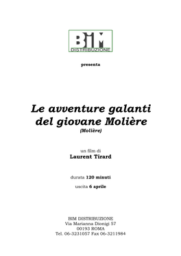 Le Avventure Galanti Del Giovane Molière (Molière)