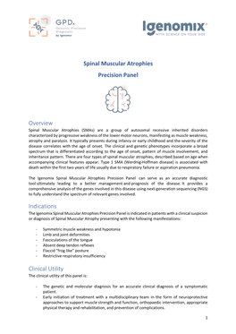 Spinal Muscular Atrophies Precision Panel Overview