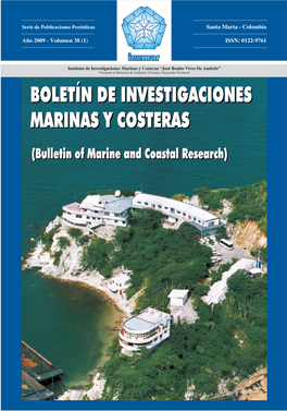 Boletín De Investigaciones Marinas Y Costeras Boletín De Investigaciones Marinas Y Costeras