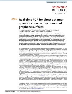 Real-Time PCR for Direct Aptamer Quantification on Functionalized