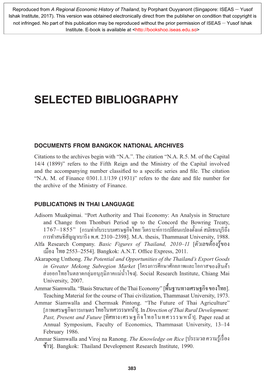 Selected Bibliography