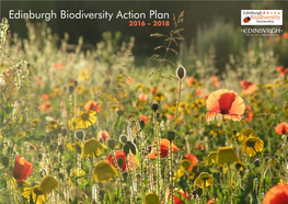 Edinburgh Biodiversity Action Plan 2016 - 2018 Edinburgh Biodiversity Action Plan 2016 - 2018