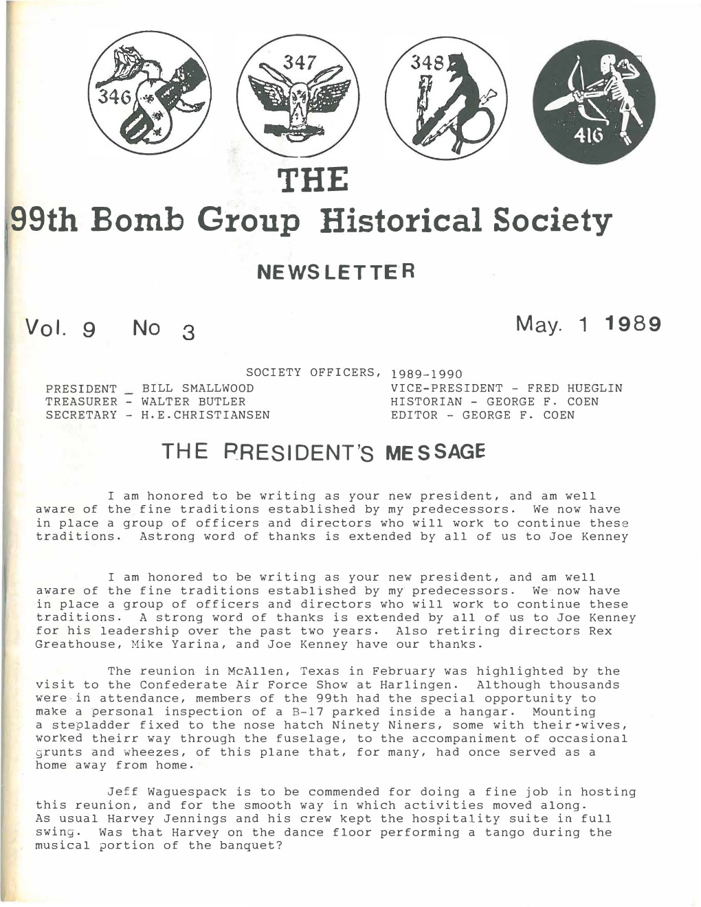 99Th Bomb Group Historical Society